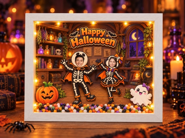 Khung ảnh Gia đình Lễ hội Halloween 4